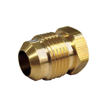 Plug Flare Brass 1/4 In